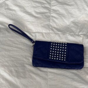 Mossimo Supply Co. Studded Purple Clutch Wristlet